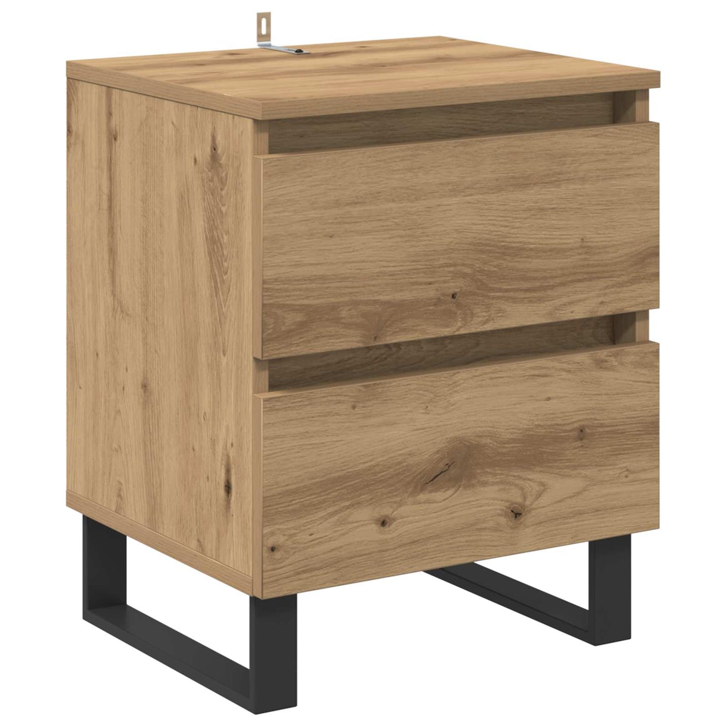 Nattbordskap 2 pcs Artisan Eik 40 x 35 x 50 cm Konstruert tre