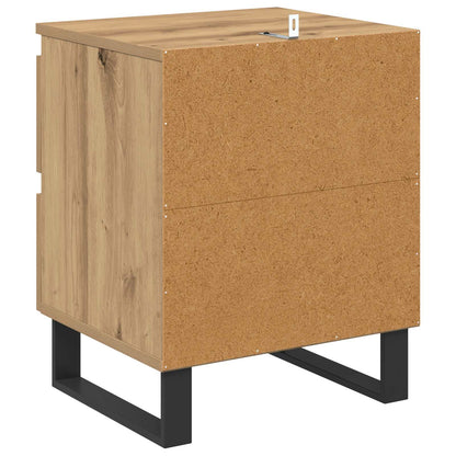 Nattbordskap 2 pcs Artisan Eik 40 x 35 x 50 cm Konstruert tre