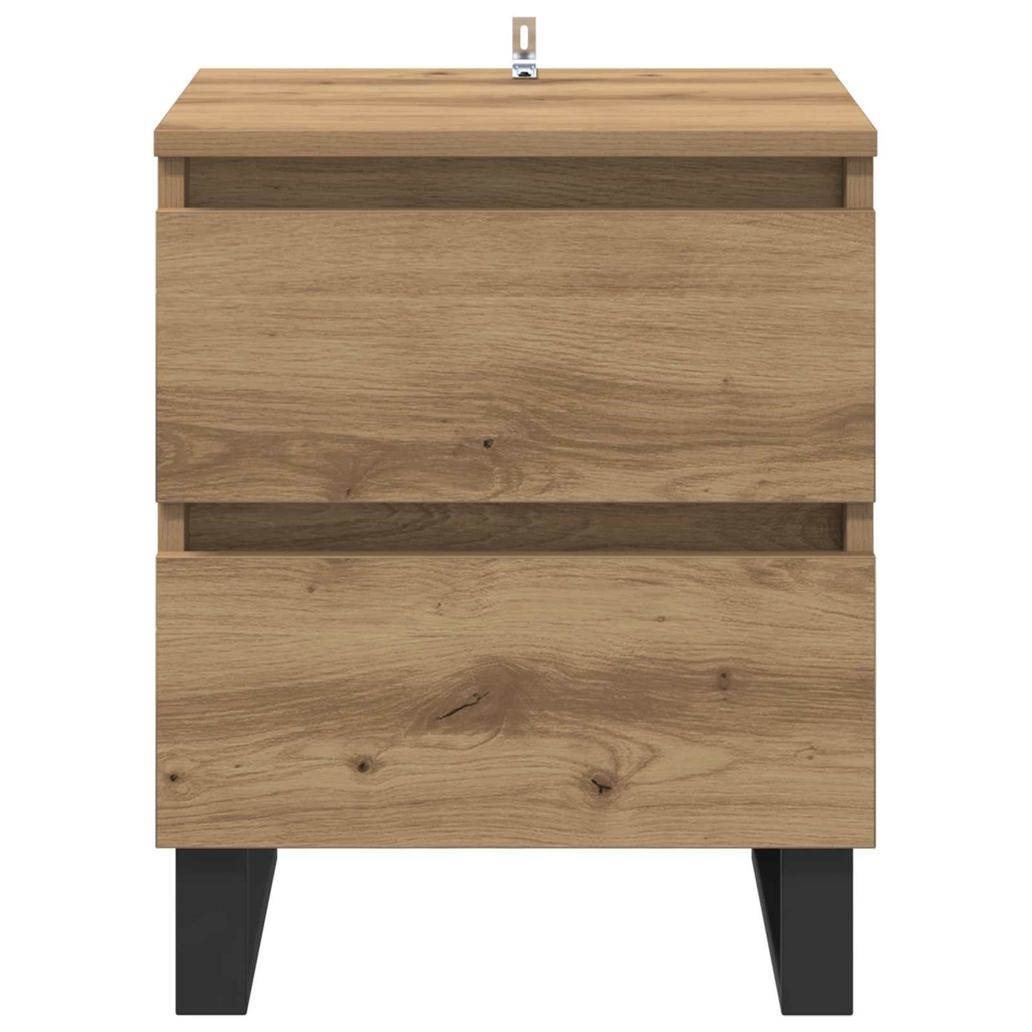 Nattbordskap 2 pcs Artisan Eik 40 x 35 x 50 cm Konstruert tre