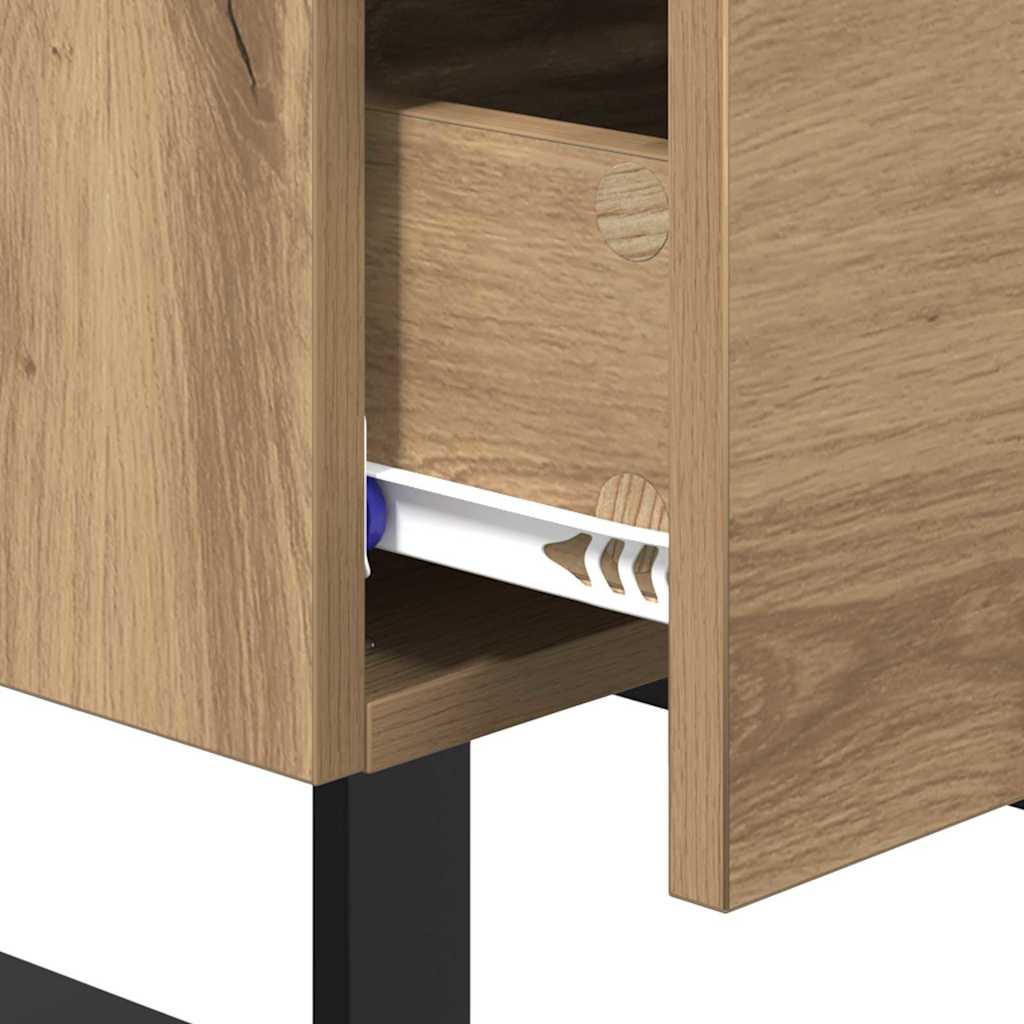 Nattbordskap 2 pcs Artisan Eik 40 x 35 x 47,5 cm Konstruert tre