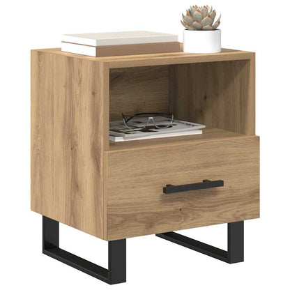 Nattbordskap 2 pcs Artisan Eik 40 x 35 x 47,5 cm Konstruert tre