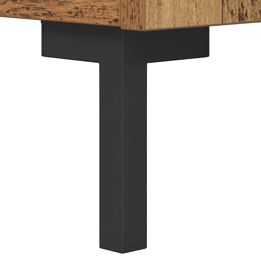 Nattbord Sengbord Gammelt Tre Nattbordskap 40 x 40 x 66 cm