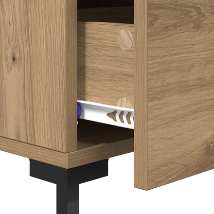 Nattbordskap Artisan Eik 40 x 40 x 66 cm Konstruert tre