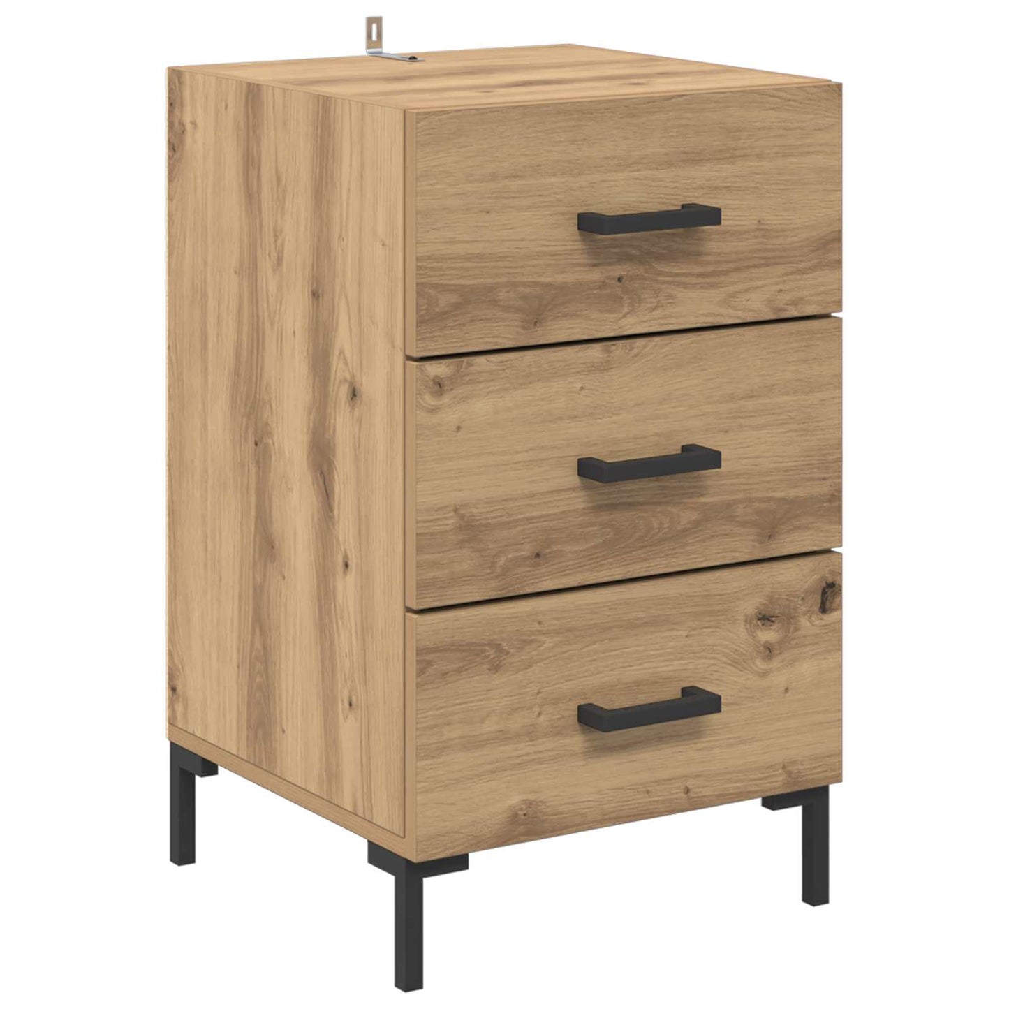 Nattbordskap Artisan Eik 40 x 40 x 66 cm Konstruert tre