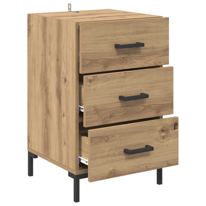 Nattbordskap Artisan Eik 40 x 40 x 66 cm Konstruert tre