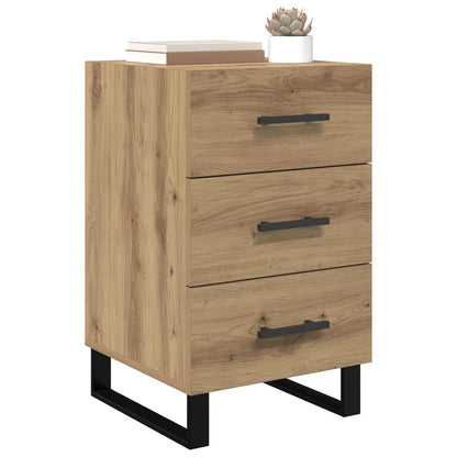 Nattbordskap Artisan Eik 40 x 40 x 66 cm Konstruert tre