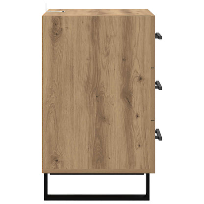 Nattbordskap Artisan Eik 40 x 40 x 66 cm Konstruert tre