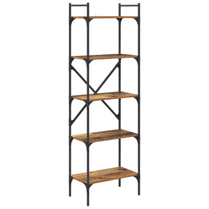 Bokhylle Gamle tre 56 x 32 x 174 cm Konstruert tre