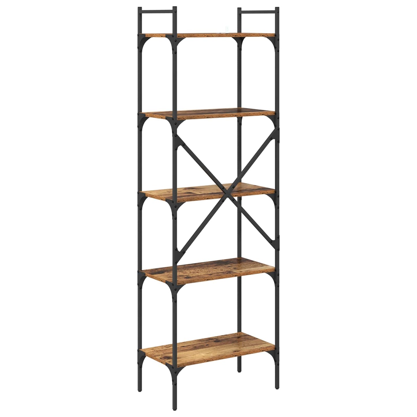 Bokhylle Gamle tre 56 x 32 x 174 cm Konstruert tre