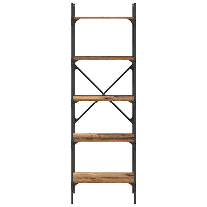 Bokhylle Gamle tre 56 x 32 x 174 cm Konstruert tre