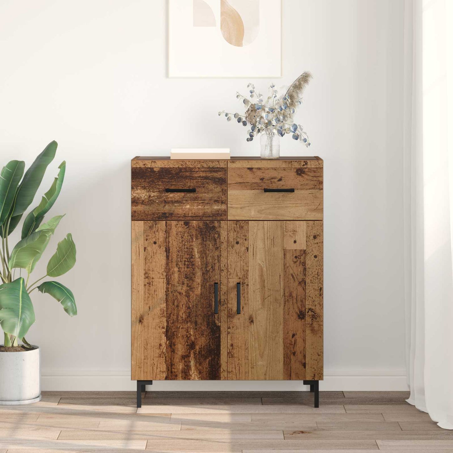 Serviesskap Gammelt tre 69,5 x 34 x 90 cm Konstruert tre