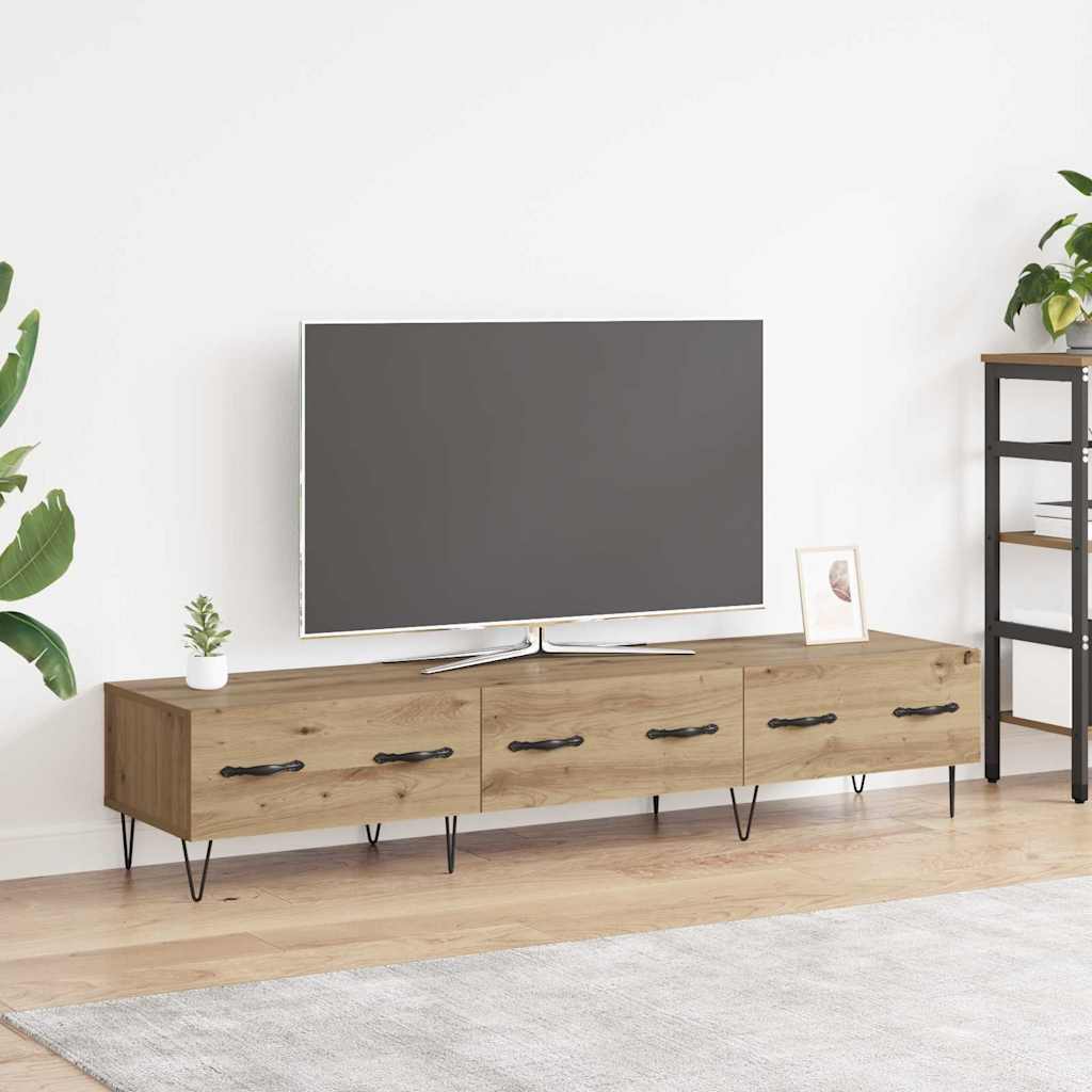 TV-skap med skuff artisan eik 150 x 36 x 30 cm Konstruert tre