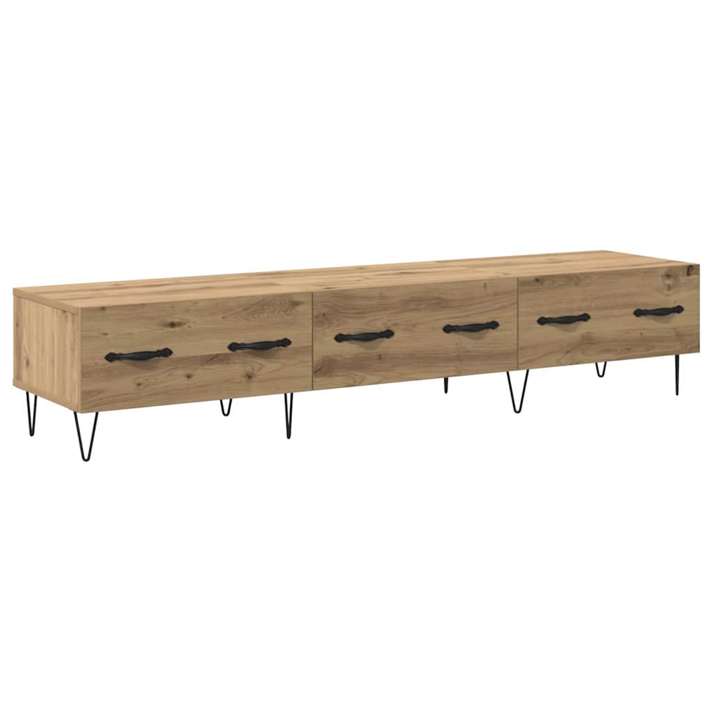 TV-skap med skuff artisan eik 150 x 36 x 30 cm Konstruert tre