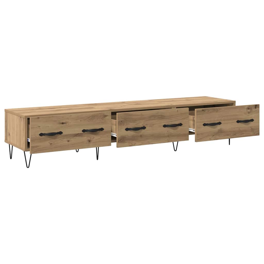 TV-skap med skuff artisan eik 150 x 36 x 30 cm Konstruert tre