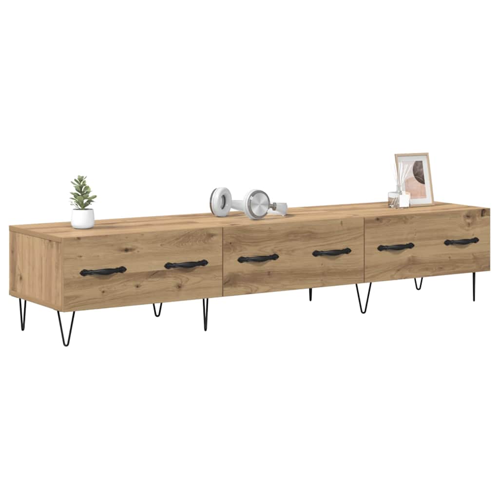 TV-skap med skuff artisan eik 150 x 36 x 30 cm Konstruert tre