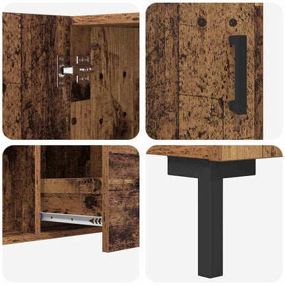 Skjenk Gammelt Tre med skuff 100 x 36 x 60 cm