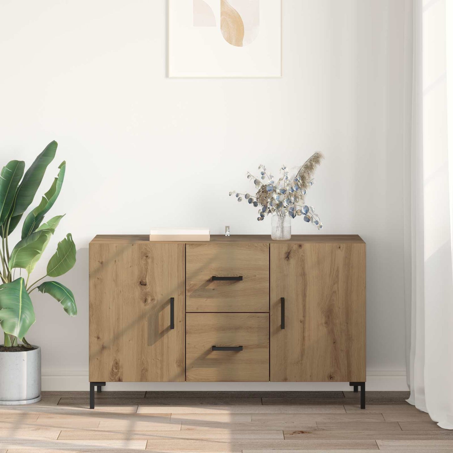 Serviesskap Artisan Eik 100 x 36 x 60 cm Konstruert tre