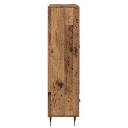 Høyskap med skuff Gamle tre 69,5 x 31 x 115 cm Konstruert tre