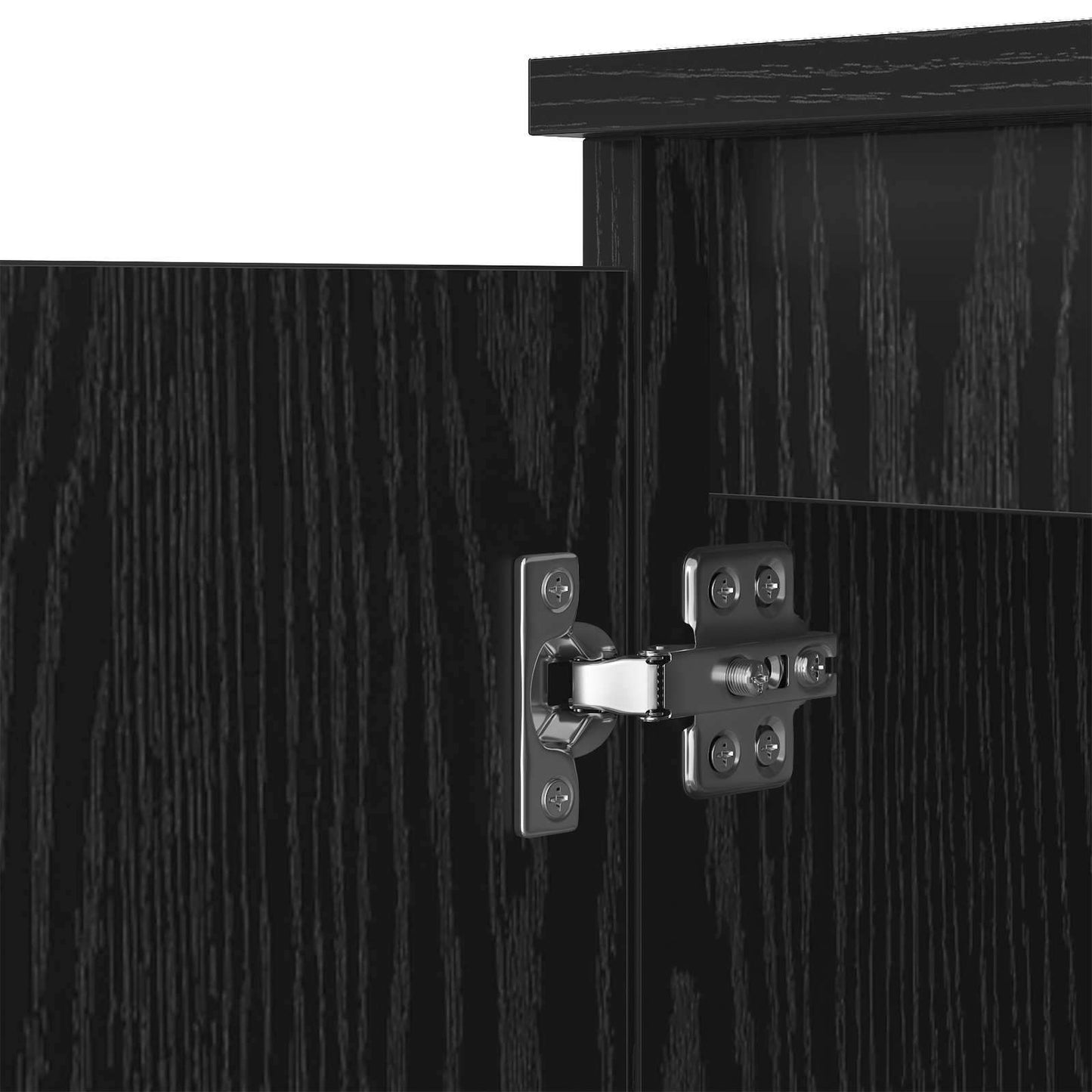 Serviesskap Svart Eik 60 x 35 x 70 cm Konstruert tre