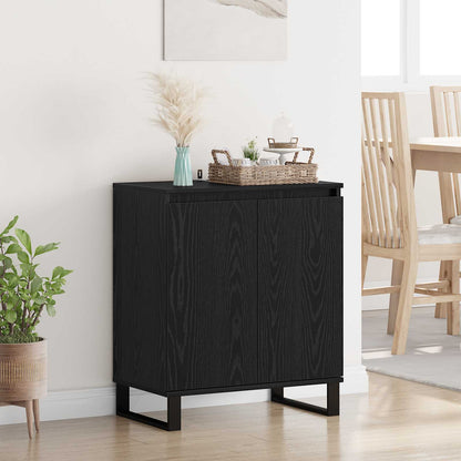 Serviesskap Svart Eik 60 x 35 x 70 cm Konstruert tre