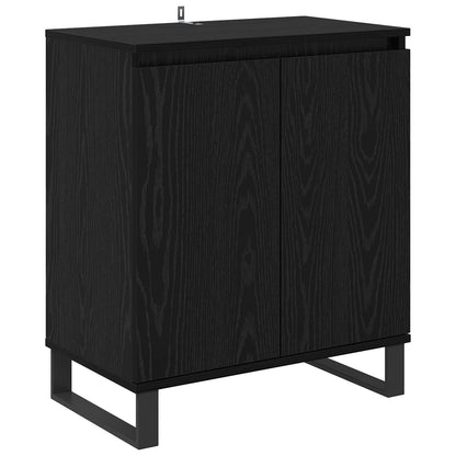 Serviesskap Svart Eik 60 x 35 x 70 cm Konstruert tre