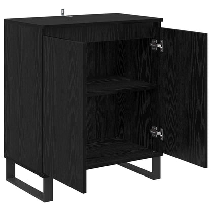 Serviesskap Svart Eik 60 x 35 x 70 cm Konstruert tre