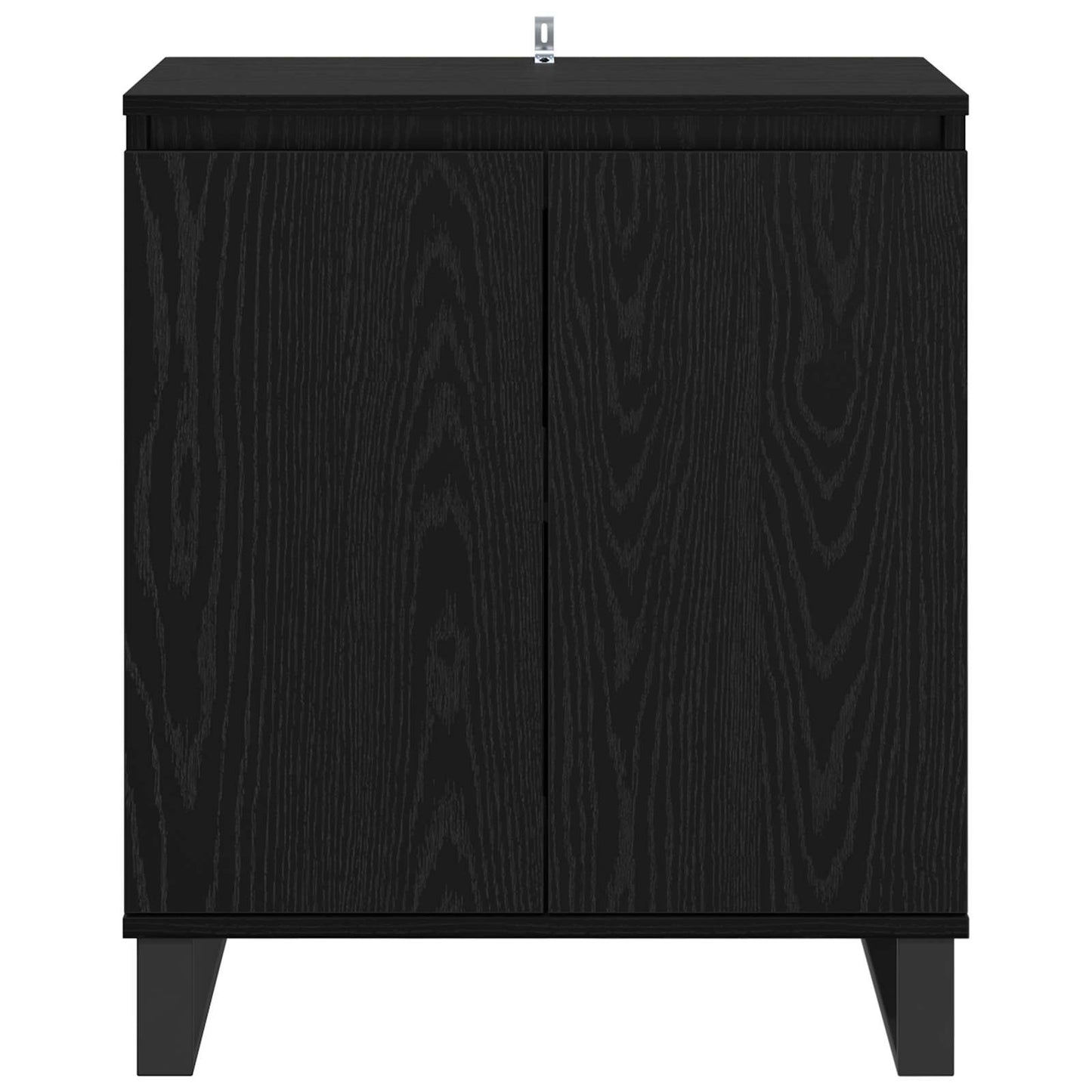 Serviesskap Svart Eik 60 x 35 x 70 cm Konstruert tre