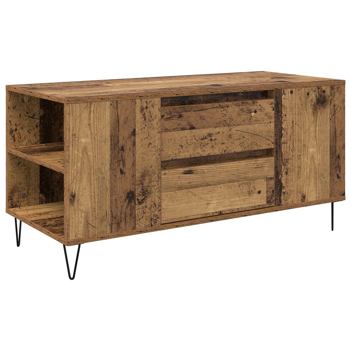 Kaffebord med skuff Gamle tre 102 x 44,5 x 50 cm Konstruert tre
