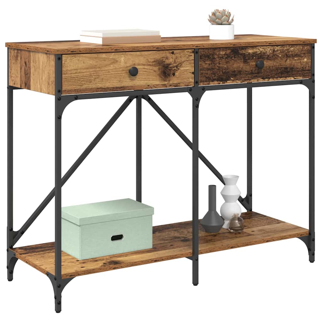 Avlastningsbord Konsollbord Gammelt Tre 100 x 39 x 78,5 cm