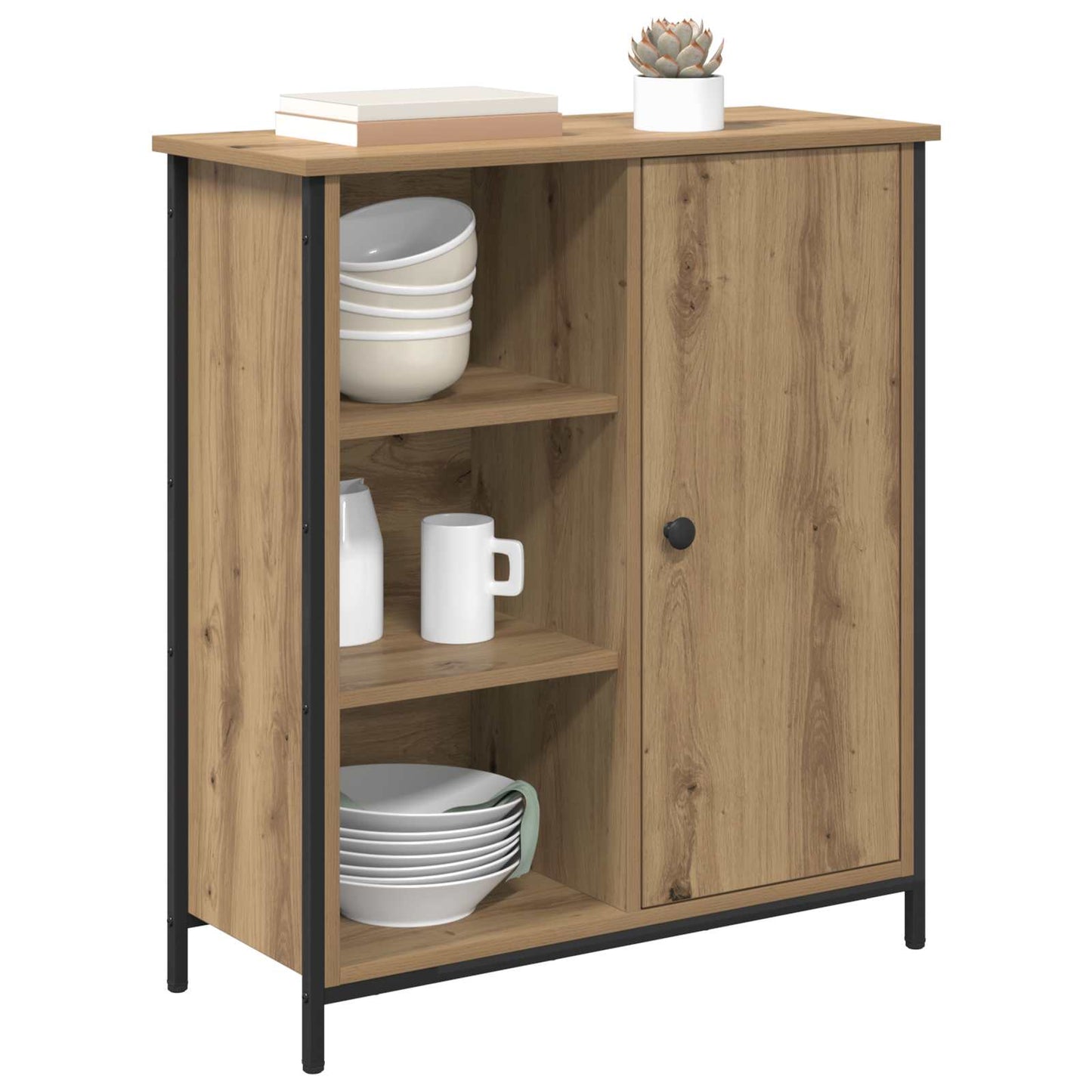 Serviesskap Artisan Eik 70 x 30 x 80 cm Konstruert tre