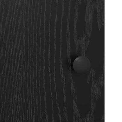 Serviesskap Svart Eik 100 x 33 x 75 cm Konstruert tre