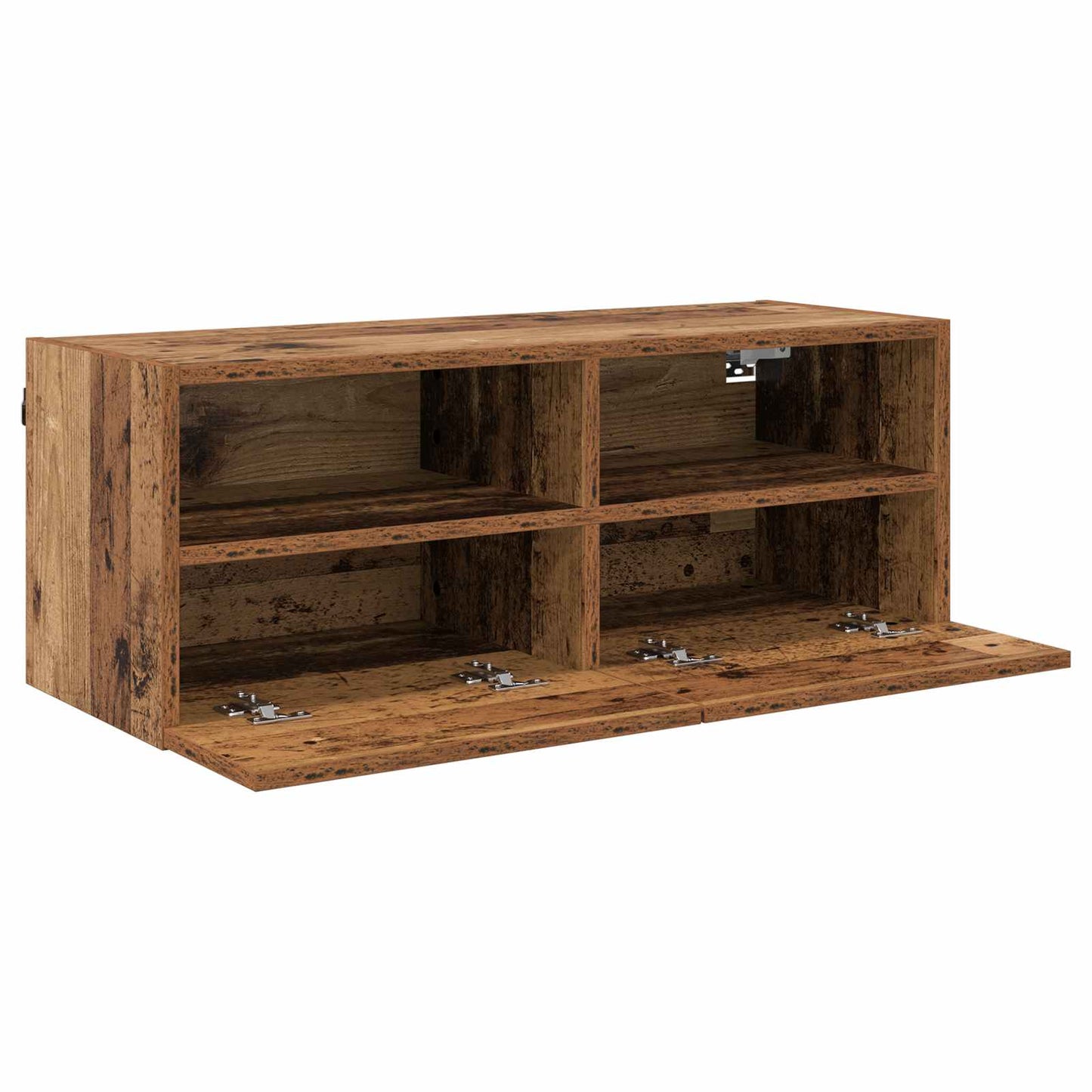 TV Veggskap 2 pcs Gamle tre 80 x 30 x 30 cm Konstruert tre