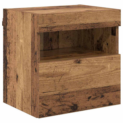 TV Veggskap 2 pcs Gamle tre 40 x 30 x 40 cm Konstruert tre
