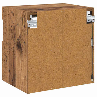 TV Veggskap 2 pcs Gamle tre 40 x 30 x 40 cm Konstruert tre