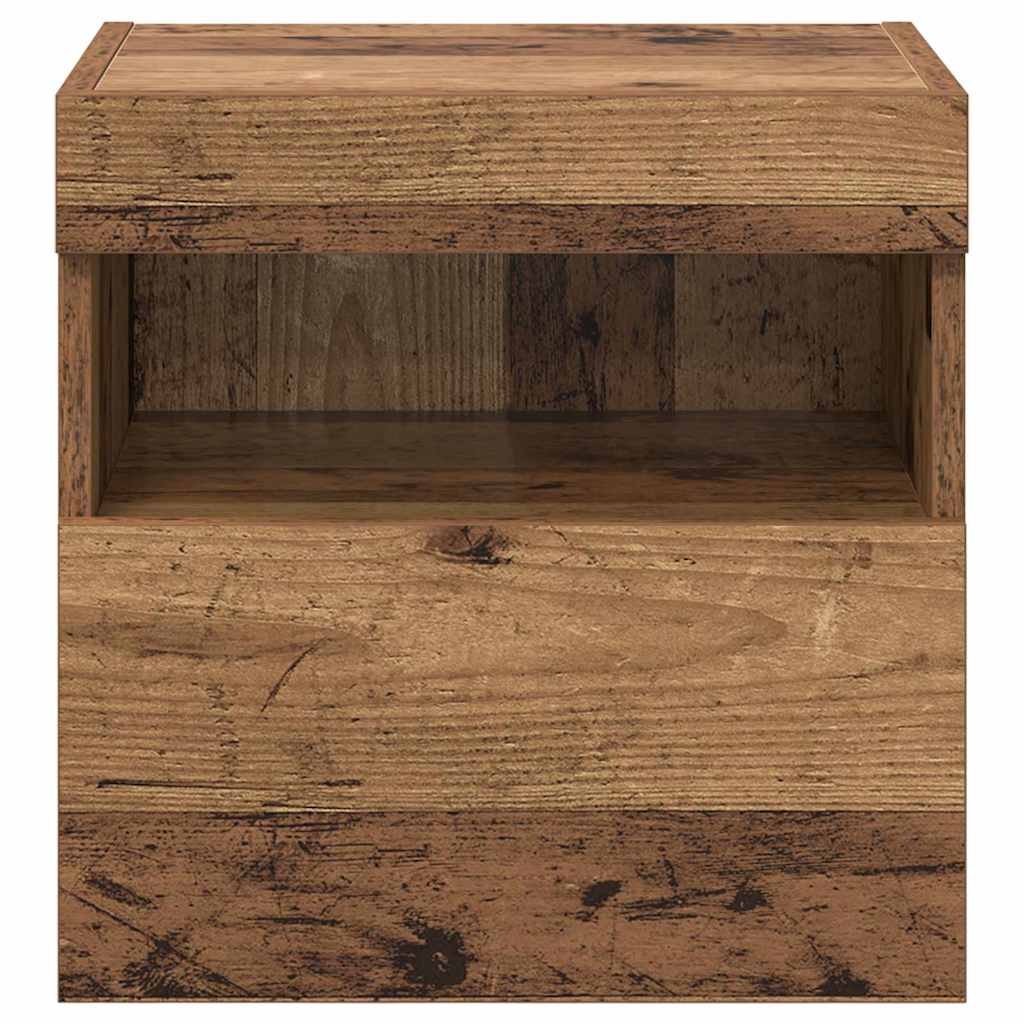 TV Veggskap 2 pcs Gamle tre 40 x 30 x 40 cm Konstruert tre