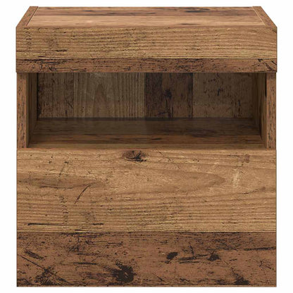 TV Veggskap 2 pcs Gamle tre 40 x 30 x 40 cm Konstruert tre