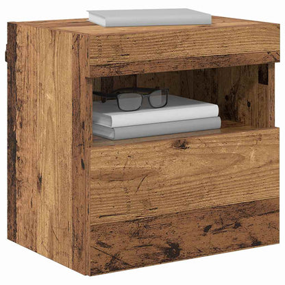 TV Veggskap 2 pcs Gamle tre 40 x 30 x 40 cm Konstruert tre