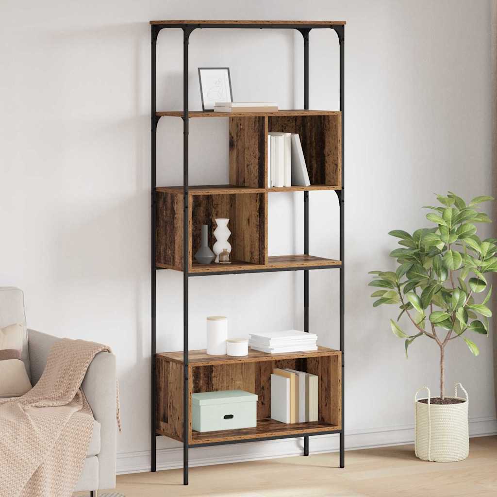 Bokhylle Gammelt Tre 76 x 33 x 188,5 cm