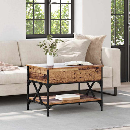 Salongbord Sofabord Gammelt Tre 70x50x50cm