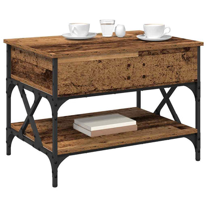 Salongbord Sofabord Gammelt Tre 70x50x50cm