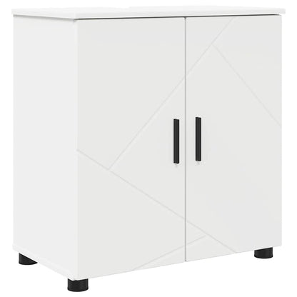 Baderomsskap med hylle Hvit 61 x 35 x 64 cm Konstruert tre