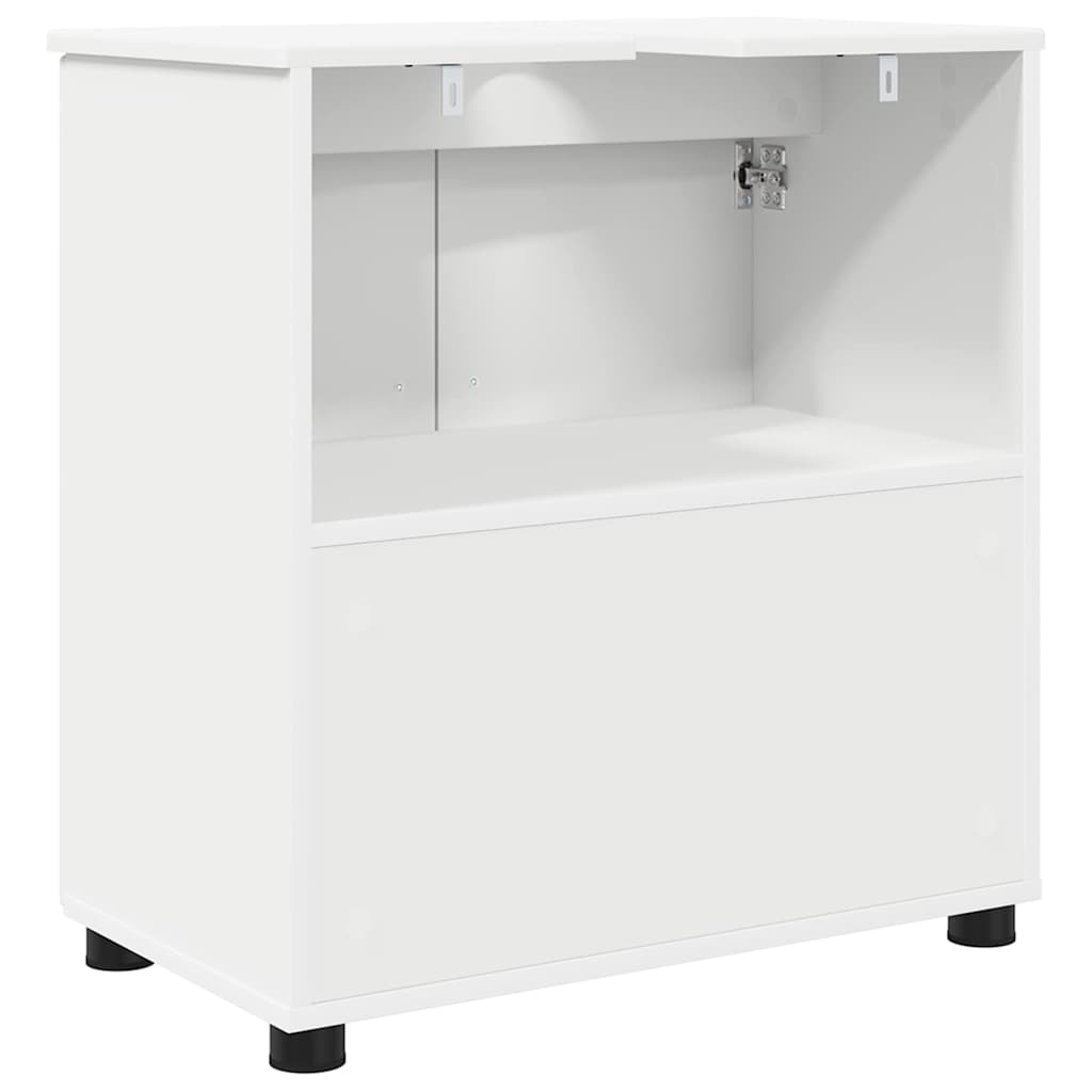 Baderomsskap med hylle Hvit 61 x 35 x 64 cm Konstruert tre