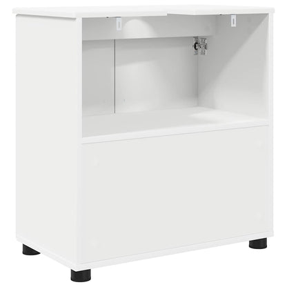 Baderomsskap med hylle Hvit 61 x 35 x 64 cm Konstruert tre