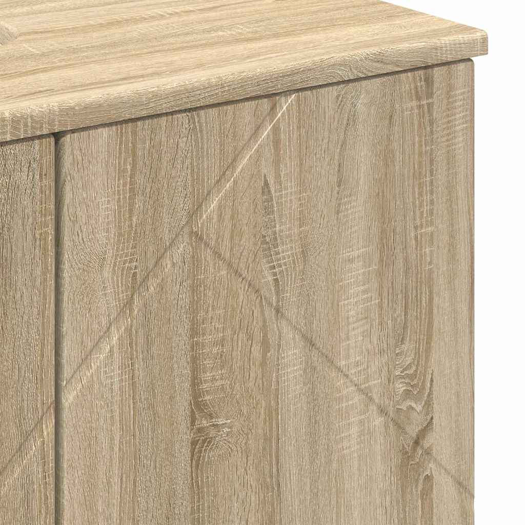 Baderomsskap med dør Sonoma eik 61 x 35 x 64 cm Konstruert tre