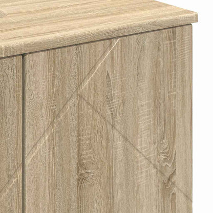 Baderomsskap med dør Sonoma eik 61 x 35 x 64 cm Konstruert tre
