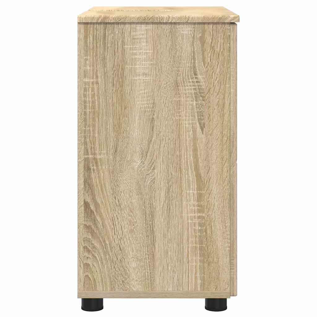 Baderomsskap med dør Sonoma eik 61 x 35 x 64 cm Konstruert tre