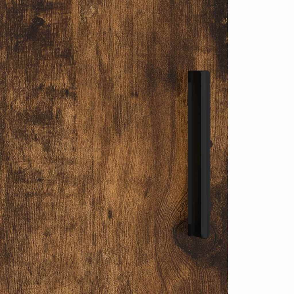 Baderomsskap med hylle Røkt eik 61 x 35 x 64 cm Konstruert tre
