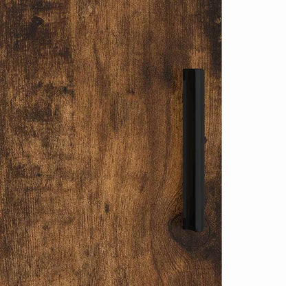 Baderomsskap med hylle Røkt eik 61 x 35 x 64 cm Konstruert tre