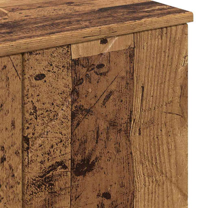 Baderomsskap med dør Gammelt tre 61 x 35 x 64 cm Konstruert tre