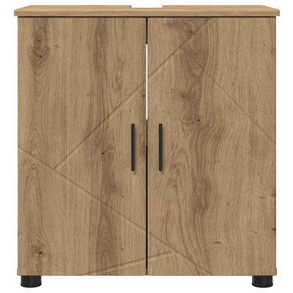 Baderomsskap med dør artisan eik 61 x 35 x 64 cm Konstruert tre